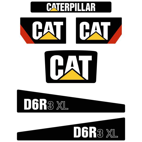 CAT D6R S3 XL Decal Kit CAT D6R S3 XL Decal Kit