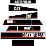 CAT D6R XL Series 1 Decal Kit