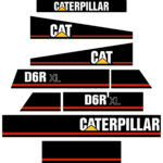 CAT D6R XL Series 1 Decal Kit