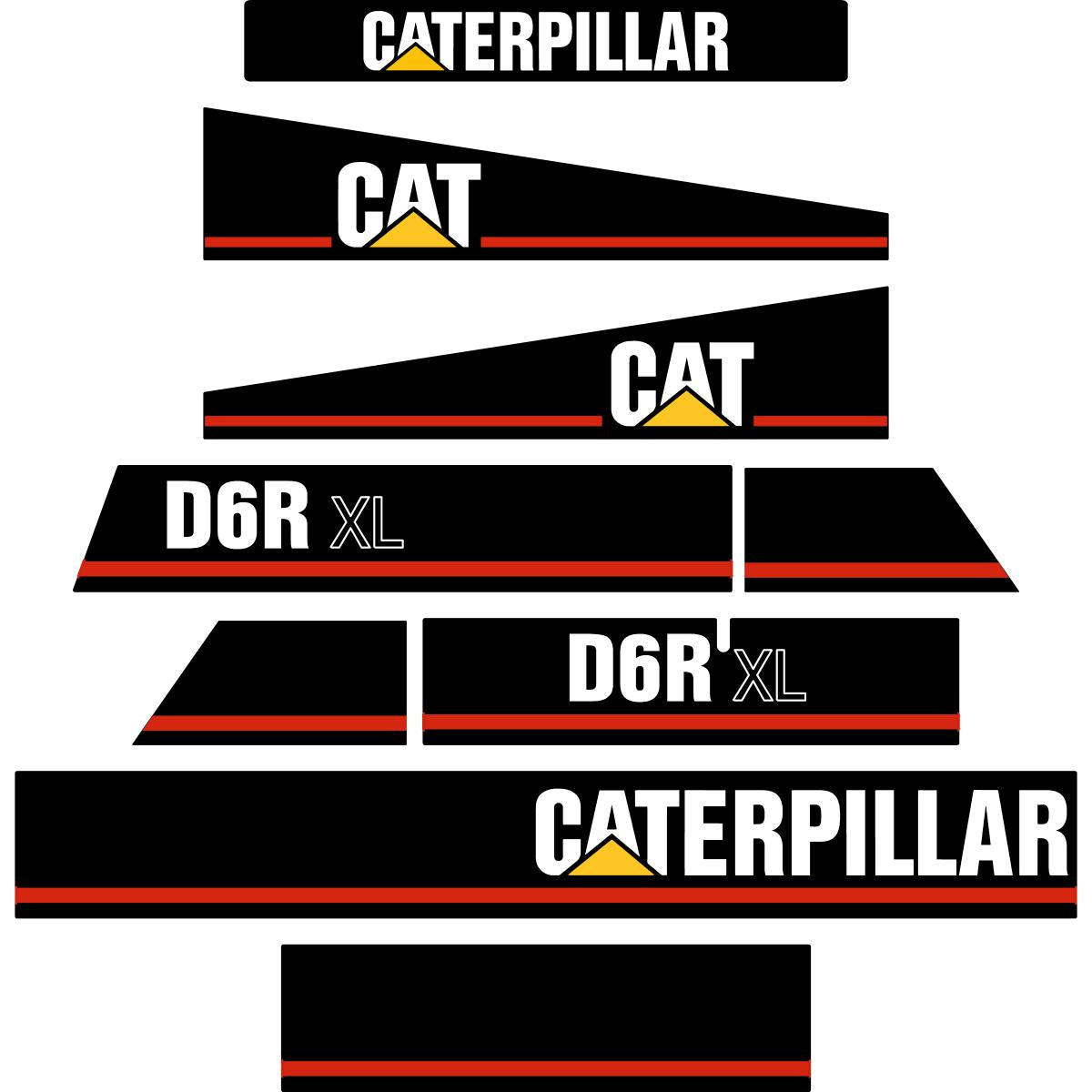 CAT D6R XL Series 1 Decal Kit CAT D6R XL Series 1 Decal Kit