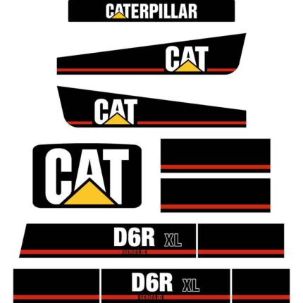 CAT D6R XL Series 3 Decal Kit