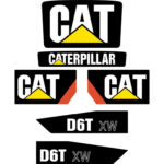 CAT D6T XW Later Decal Kit