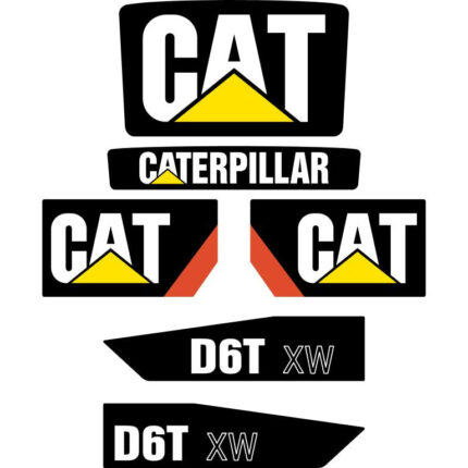 CAT D6T XW Later Decal Kit