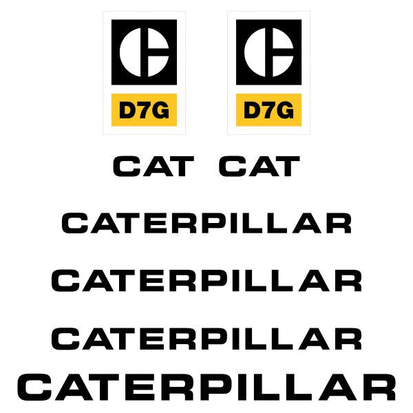 CAT D7G Decal Kit CAT D7G Decal Kit