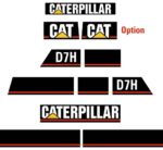 CAT D7H Decal Kit