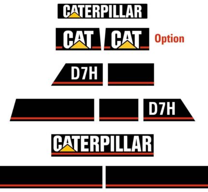 CAT D7H Decal Kit