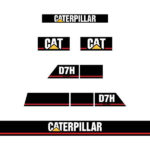 CAT D7H Series 2 Decal Kit