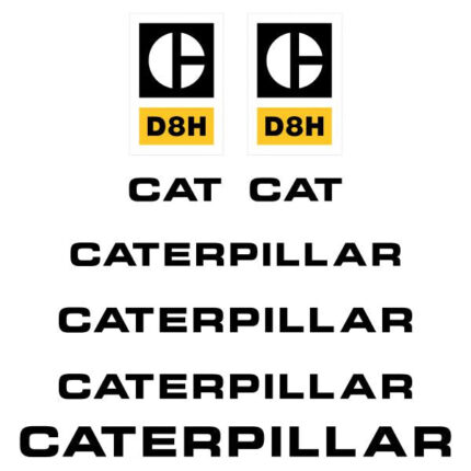 CAT D8H Decal Kit