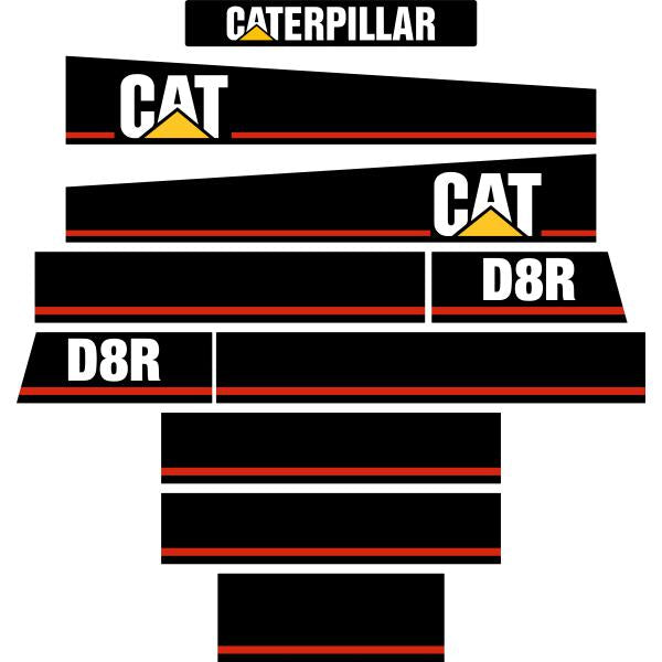 CAT D8R Series 1 Decal Kit CAT D8R Series 1 Decal Kit