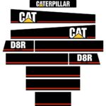 CAT D8R Series 2 Decal Kit
