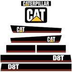 CAT D8T Decal Kit