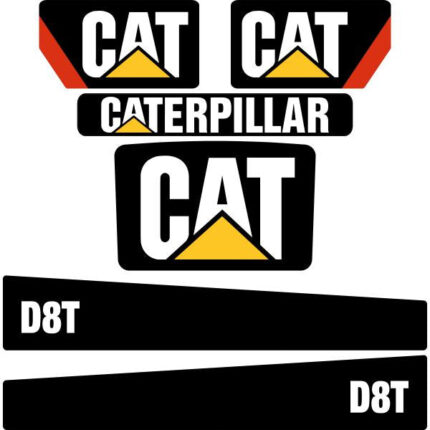 CAT D8T Decal Kit