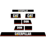 CAT D9N Decal Kit