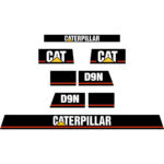 CAT D9N Decal Kit
