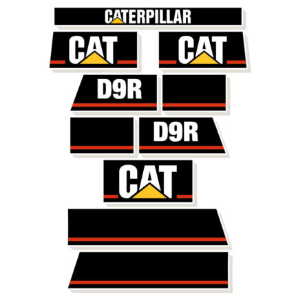 CAT D9R Decal Kit