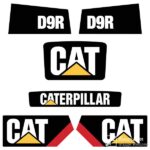 CAT D9R Decal Kit