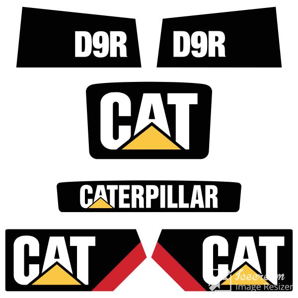 CAT D9R Decal Kit CAT D9R Decal Kit