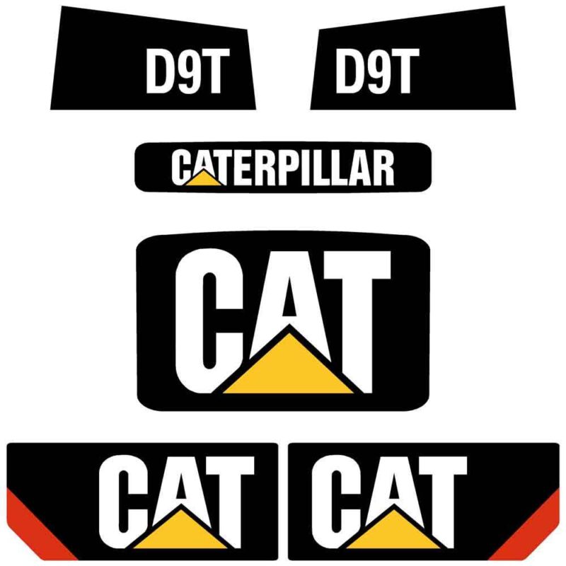 CAT D9T Decals Kit