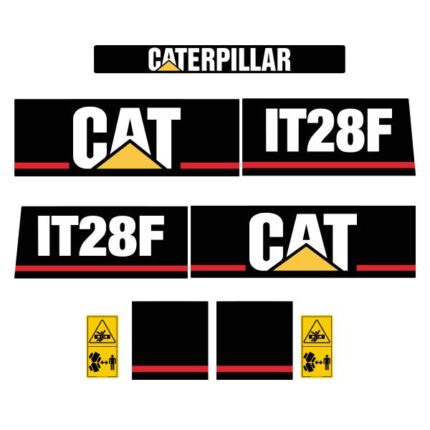 CAT IT28F Decal Kit