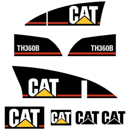 CAT TH360B Decals