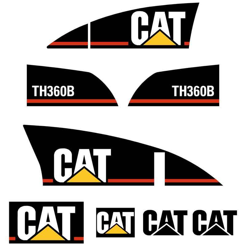 CAT TH360B Decals CAT TH360B Decals