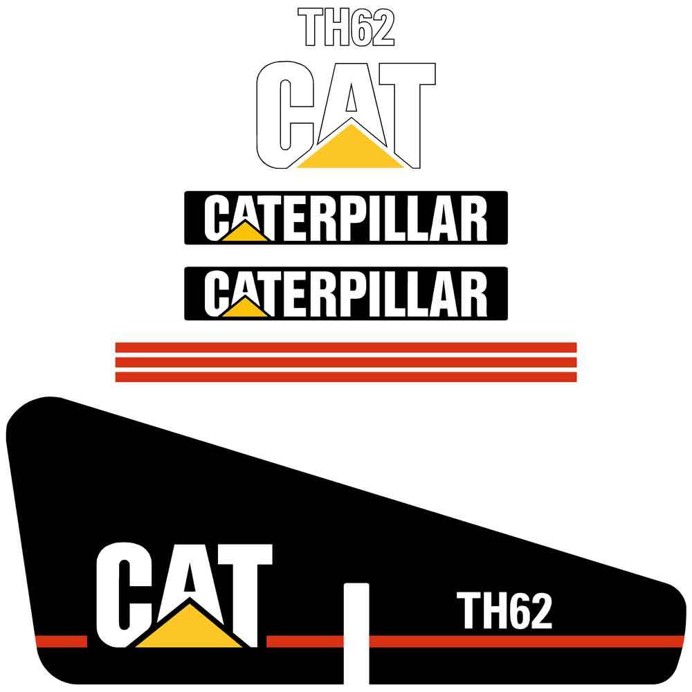 CAT TH62 Decals CAT TH62 Decals
