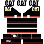 CAT TH63 Decals