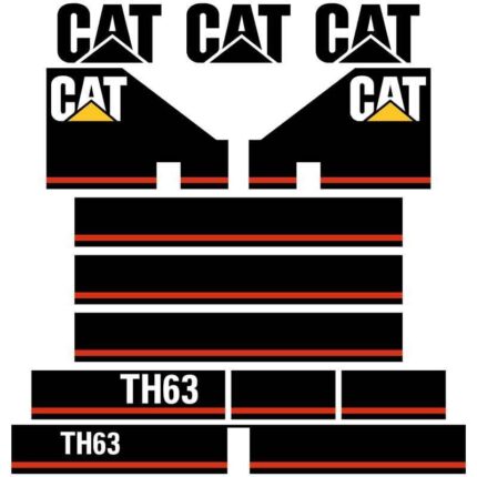 CAT TH63 Decals