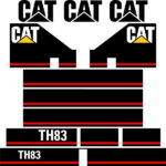 CAT TH83 Decals
