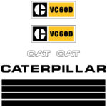 CAT VC60D Decal Kit -Forklift