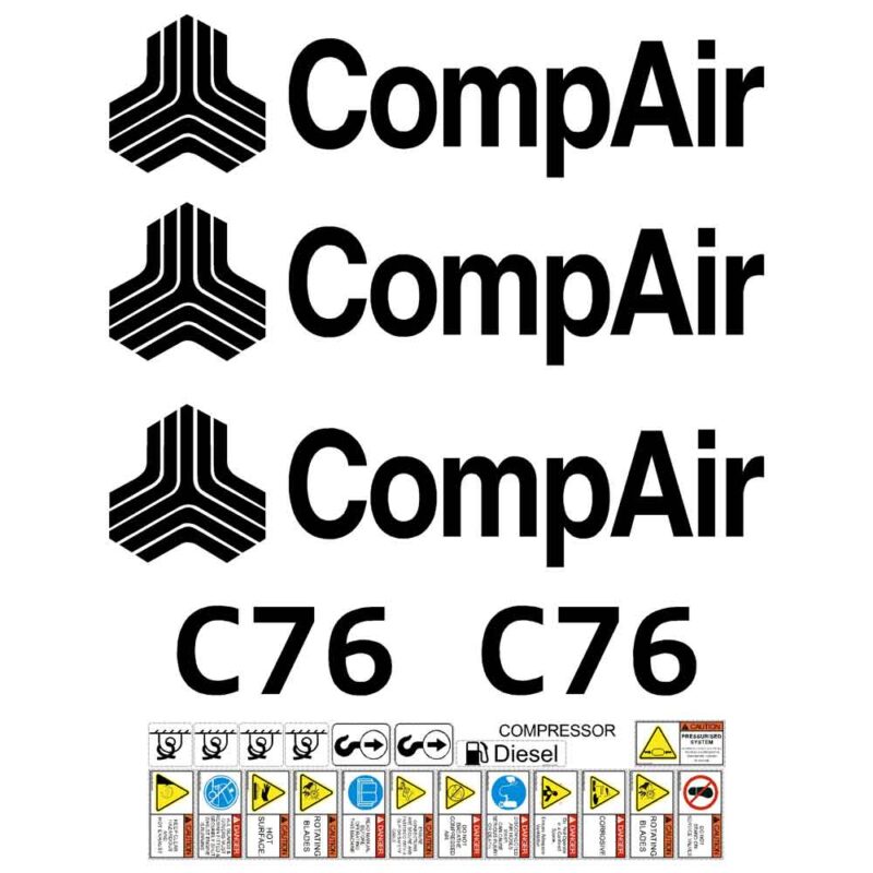 Compair C76 Decal Kit