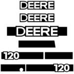 Deere 120 Decal Kit