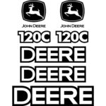 Deere 120C Decal Kit