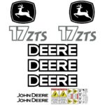 Deere 17 ZTS Decal Kit