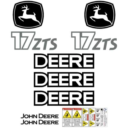 Deere 17 ZTS Decal Kit
