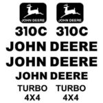 Deere 310C Decal Kit