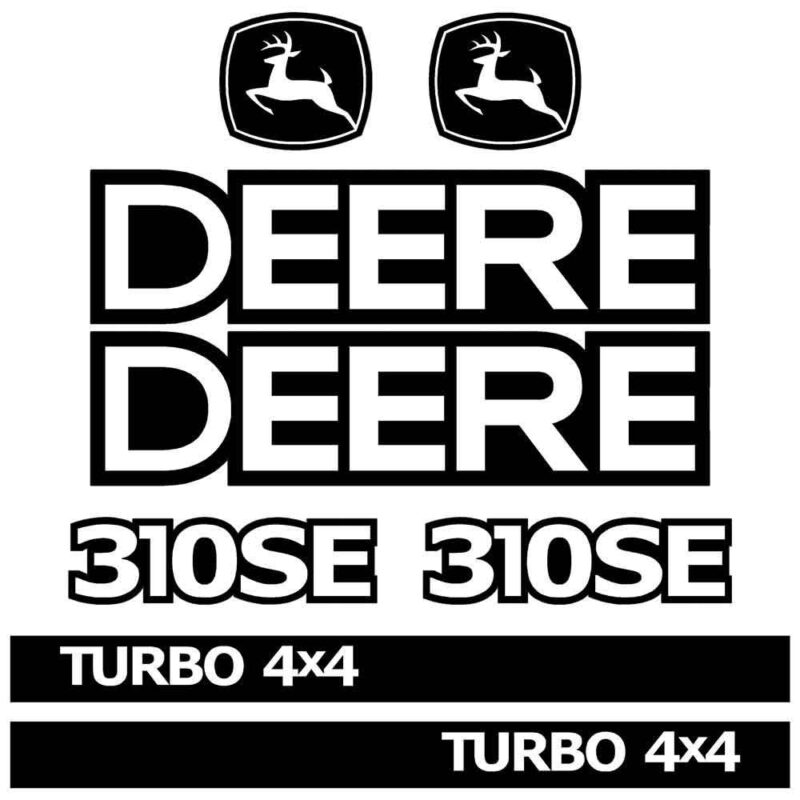 Deere 310SE Decal Kit