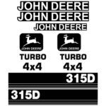 Deere 315D Decal Kit