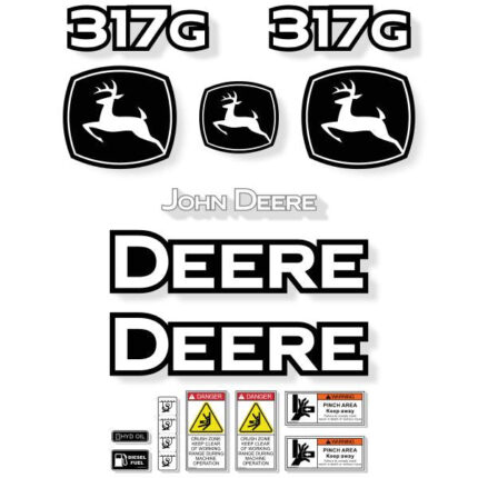 Deere 317G Decal Kit