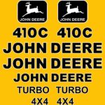 Deere 410C Decal Kit