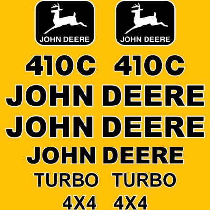 Deere 410C Decal Kit