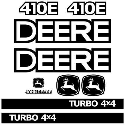 Deere 410E Decal Kit