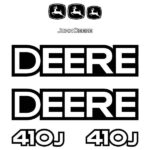 Deere 410J Decal Kit