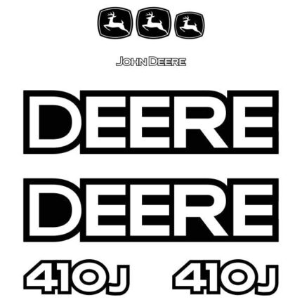 Deere 410J Decal Kit