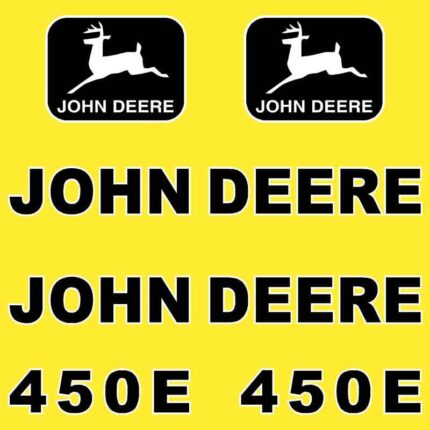 Deere 450E Decal Kit
