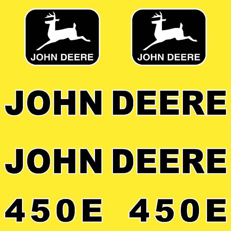 Deere 450E Decal Kit Deere 450E Decal Kit