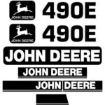 Deere 490E Decal Kit