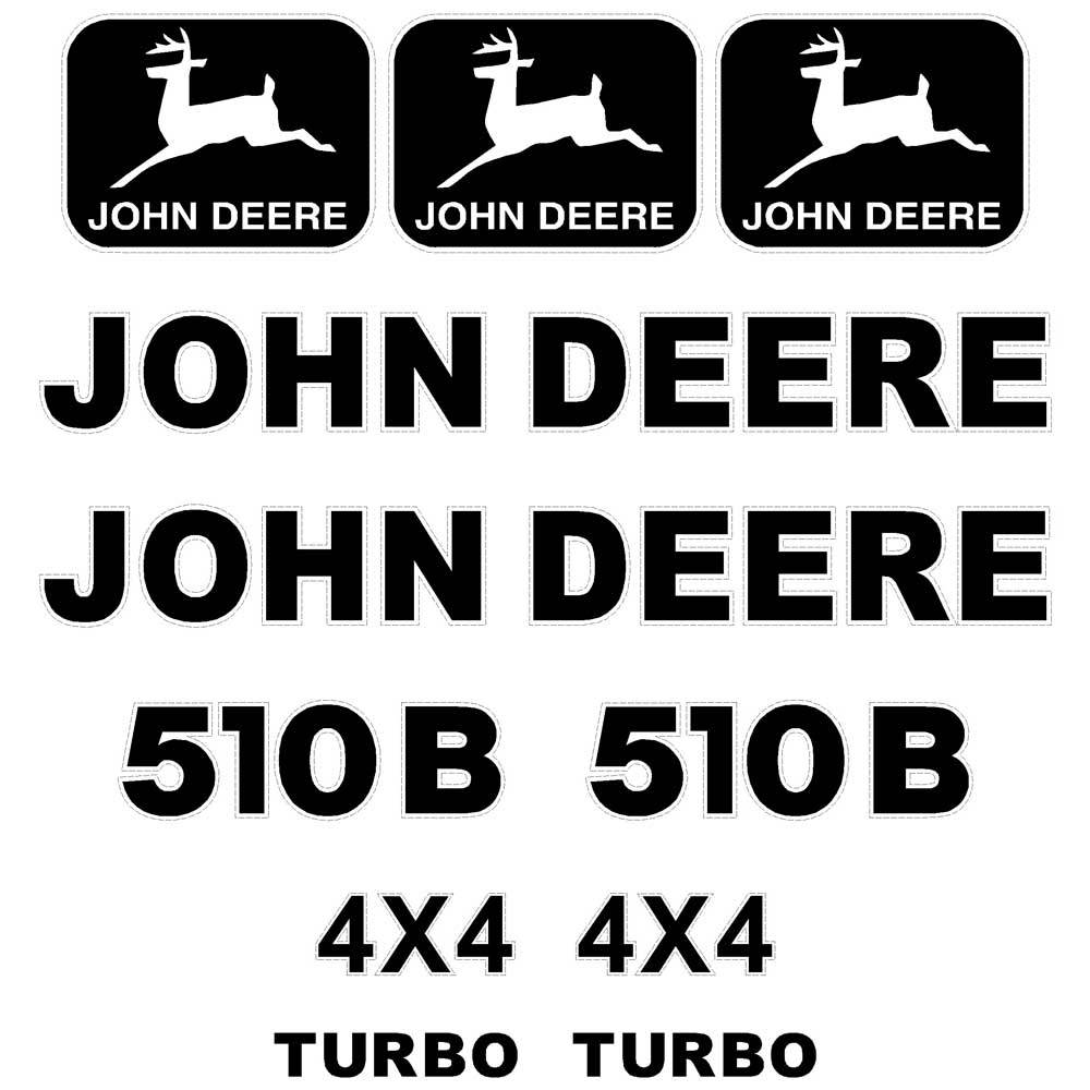 Deere 510C Decal Kit Deere 510C Decal Kit