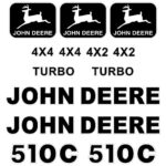 Deere 510C Decal Kit