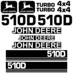 Deere 510D Decal Kit